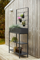 Planteringslåda m/hyllplan & spaljé 94 x 30 x 155 cm Garden